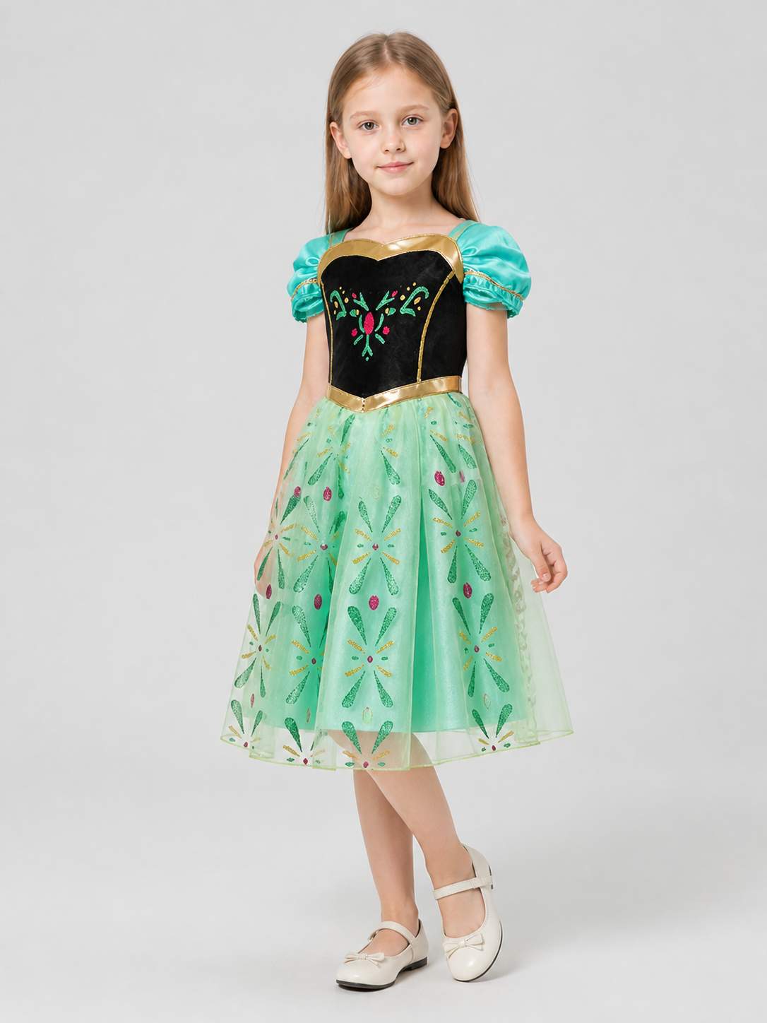 Children's Princess Costume, Full-Skirt Dress Costume Dresses detail 2