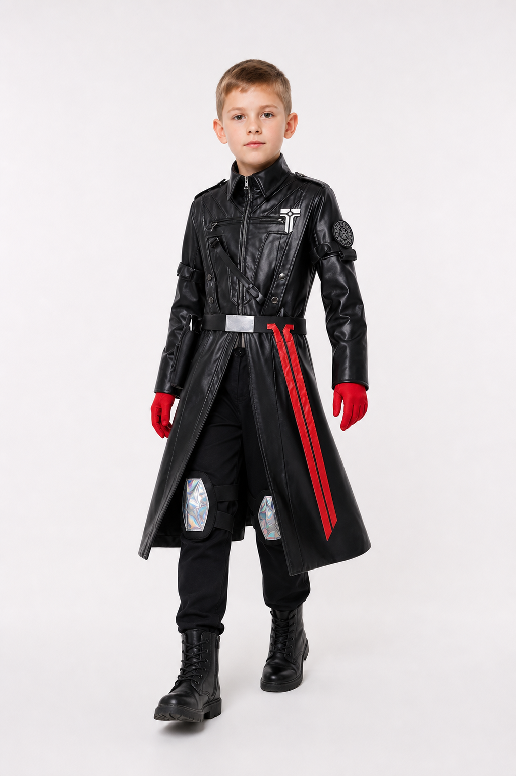 Tactical Prison Warden Costume with Belt and Pockets Costumes detail 2