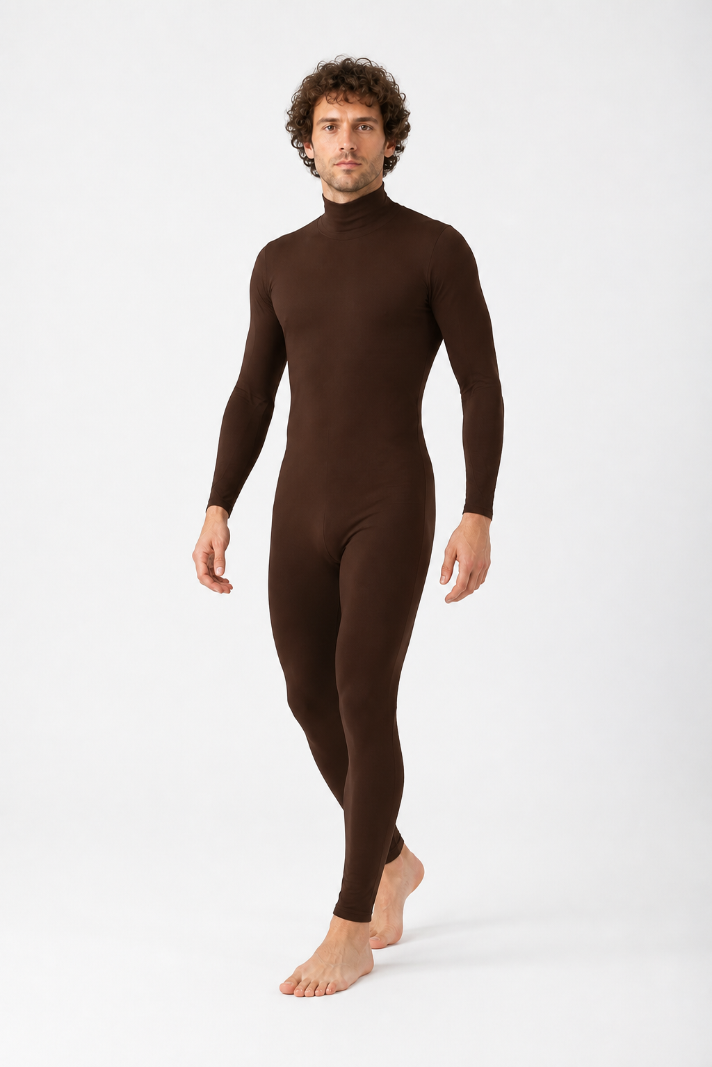 Form-Fitting Cosplay Jumpsuit with High Collar Costumes detail 2
