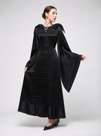 Gothic Cosplay Costume with Dress and Hat
