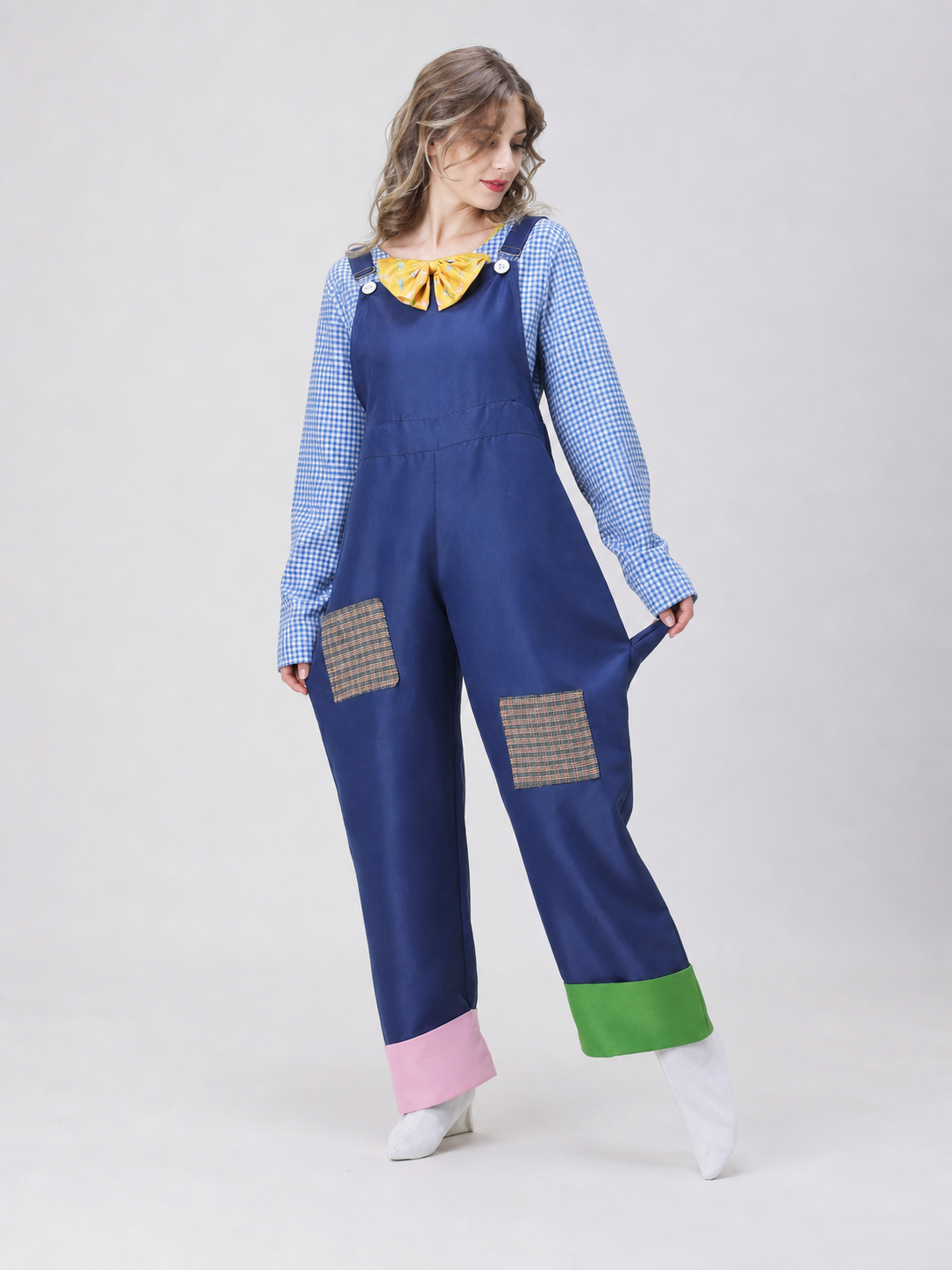 Easter Bunny Costume: Jumpsuit and Mask Costume Masks detail 2