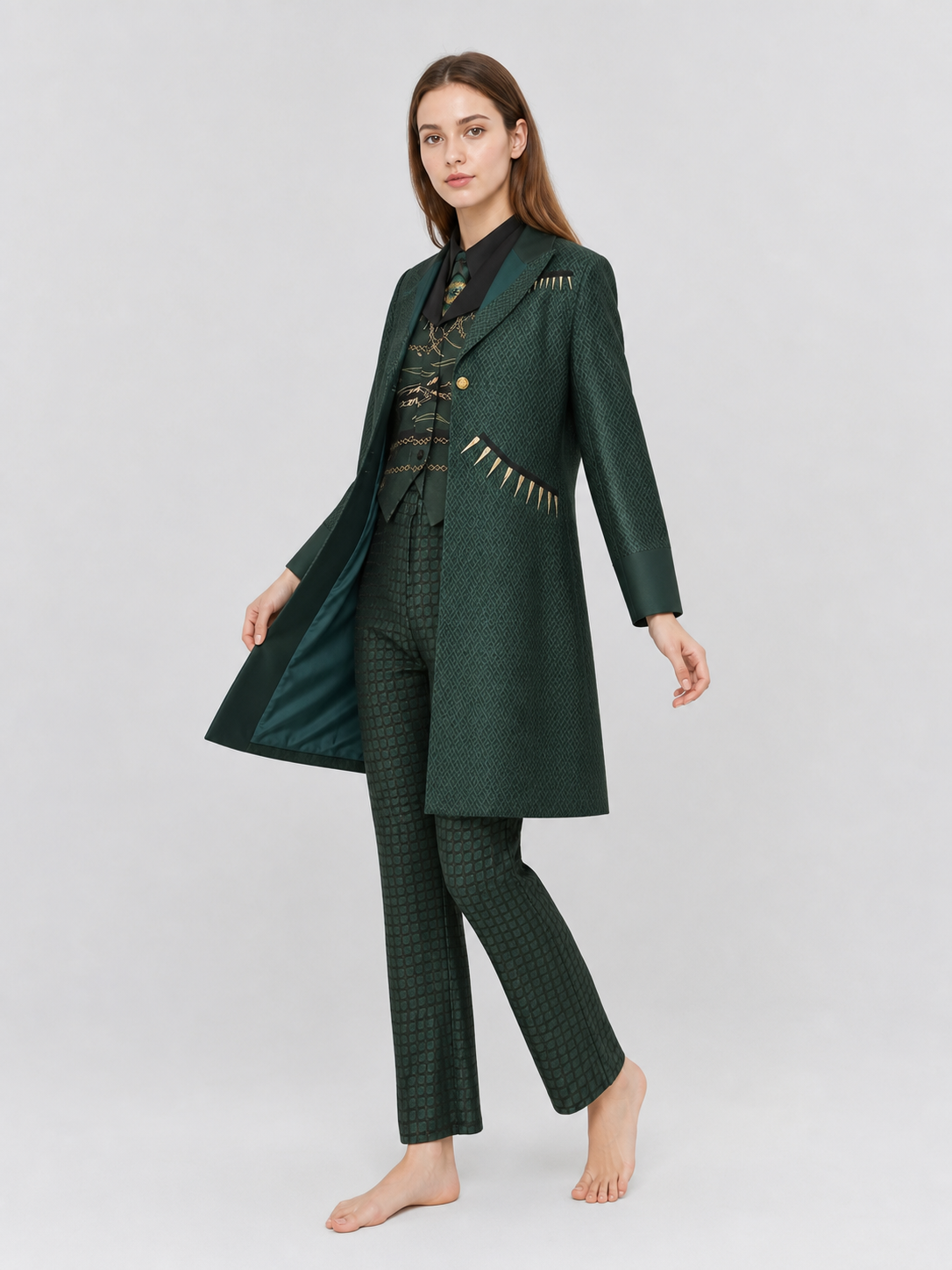 The Wizard of Oz Cosplay Costume, Green Set
