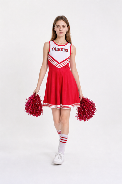 Sleeveless CHEERS Cheerleading Dress Costume Dresses detail 2
