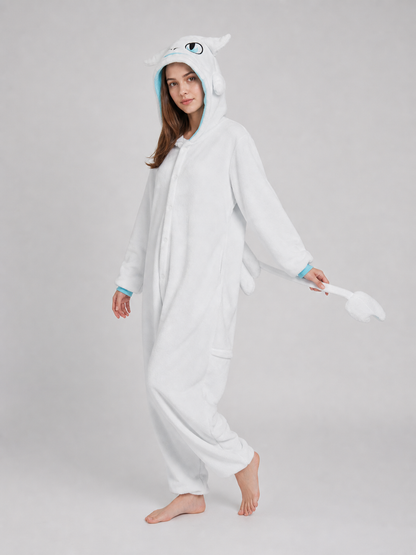 Hooded Dragon Kigurumi, One-Piece Home Costume