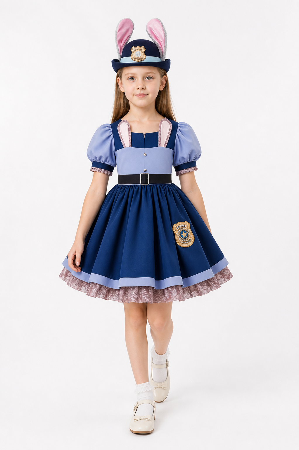 Police Rabbit Dress with Full Skirt Costume Dresses detail 2