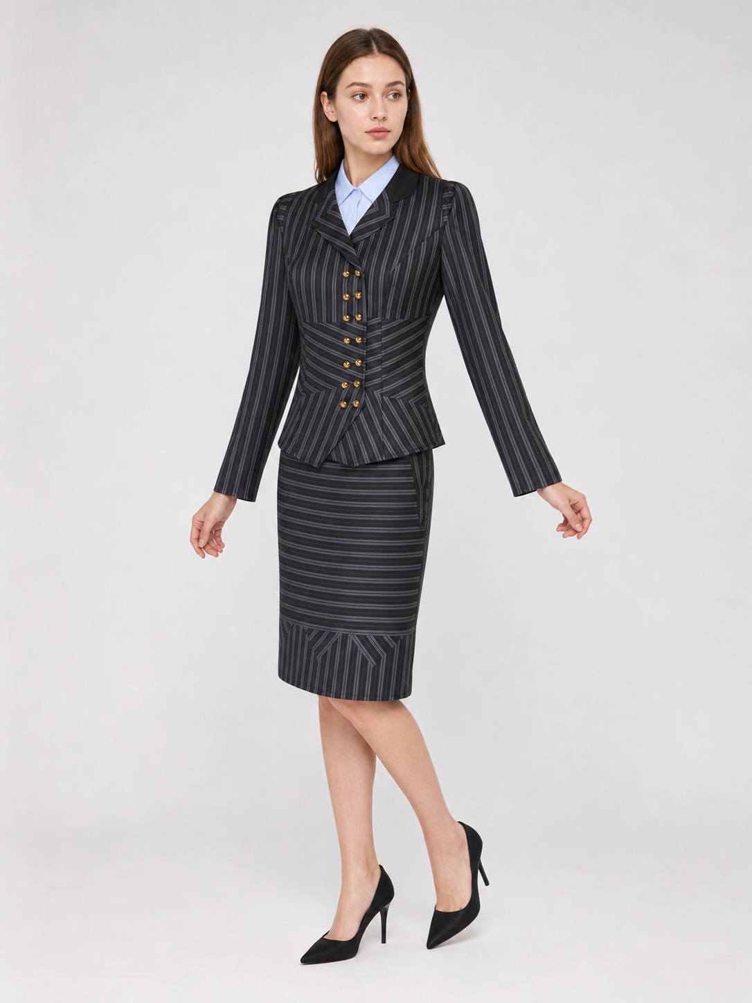 Elphaba Cosplay Costume: Jacket, Skirt, and Shirt