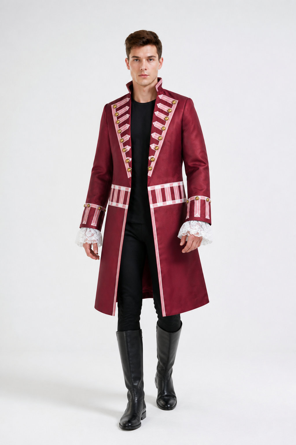 Pirate Captain Hook Costume, Coat and Sleeve Accessories