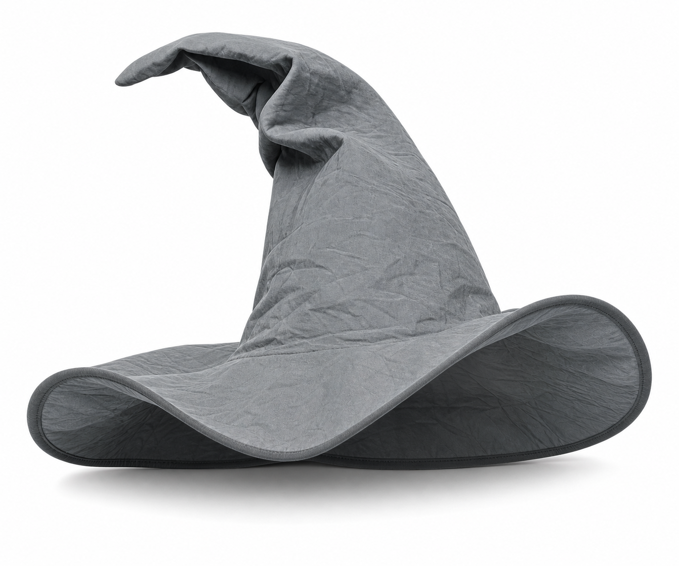 Dark Gray Carnival Witch Hat for Halloween