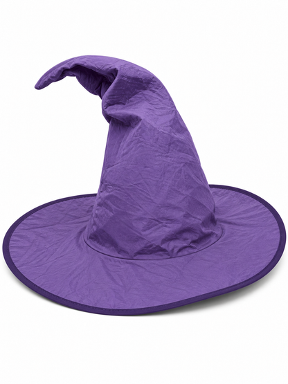 Dark Purple Witch Hat for Halloween
