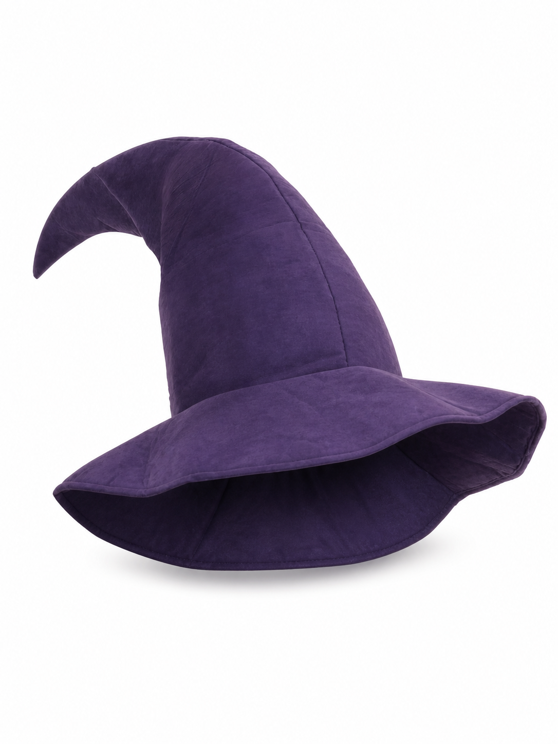Purple witch costume hat for Halloween