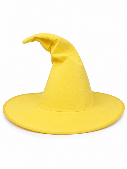 Yellow Witch Costume Hat for Halloween