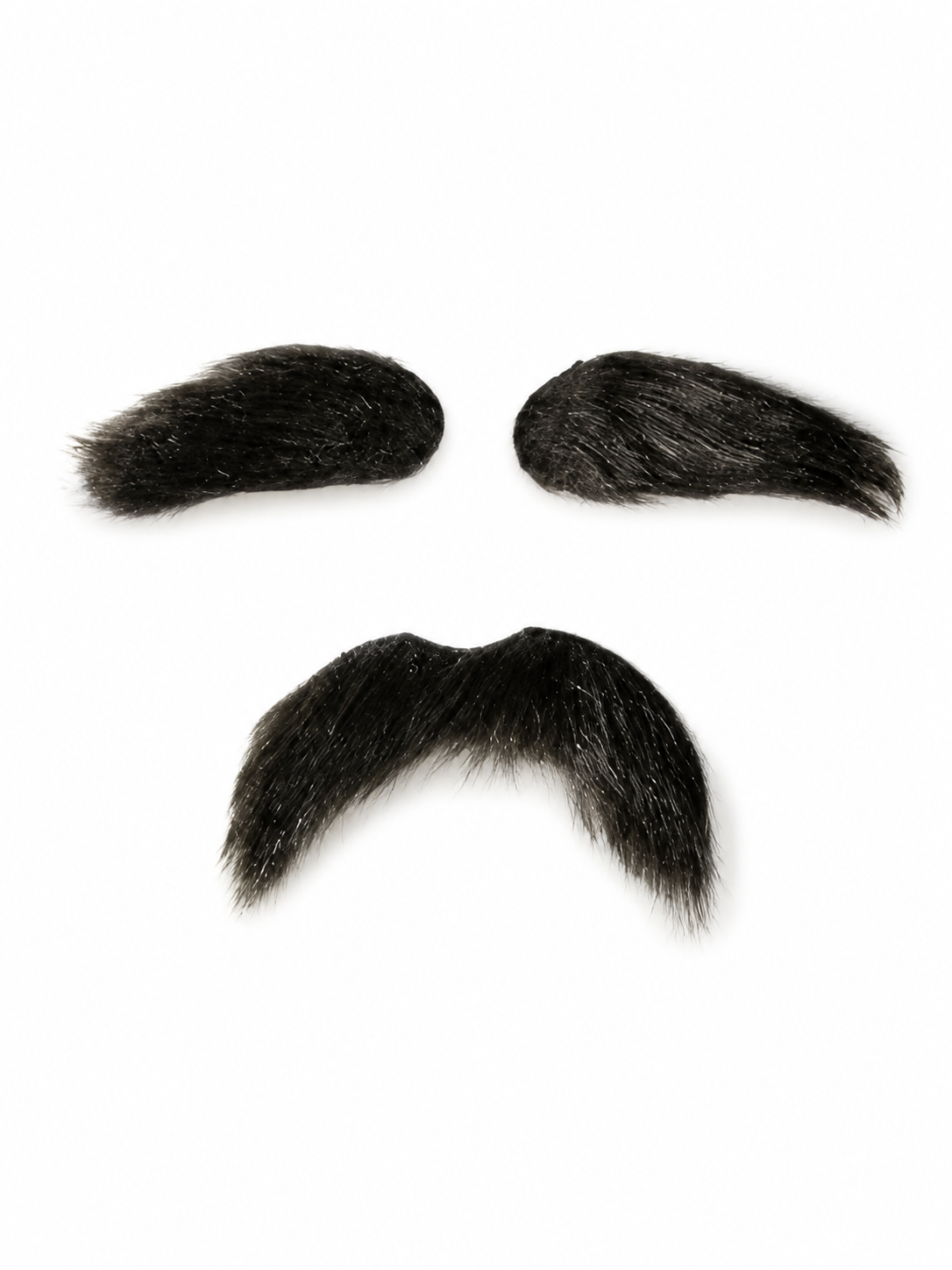 Black Costume Beard and Eyebrows