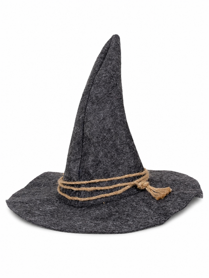 Witch Carnival Hat with Rope Decoration
