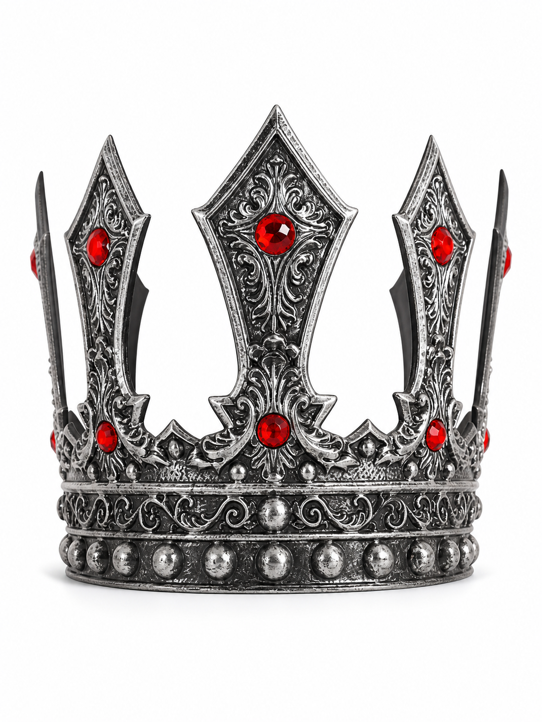 Masquerade Crown with Beads and Stones