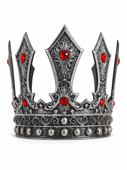 Masquerade Crown with Beads and Stones