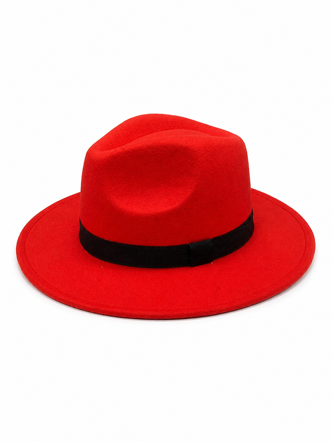 Carnival Fedora Hat with Black Ribbon