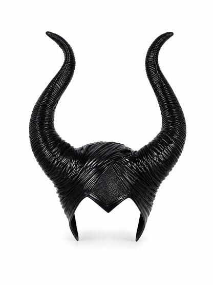 Carnival Headpiece with Black Horns main product view 3