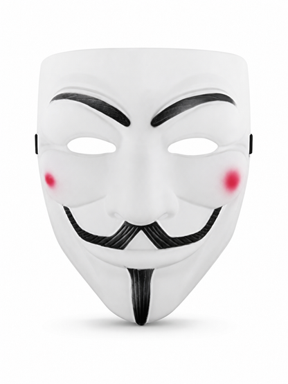 White Halloween Carnival Mask