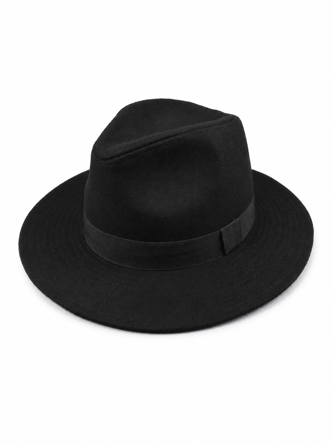 Carnival fedora hat with a wide brim