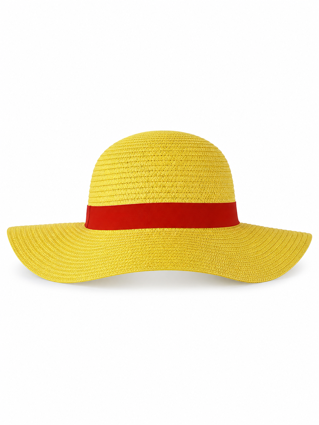 Carnival hat with a red ribbon and cord