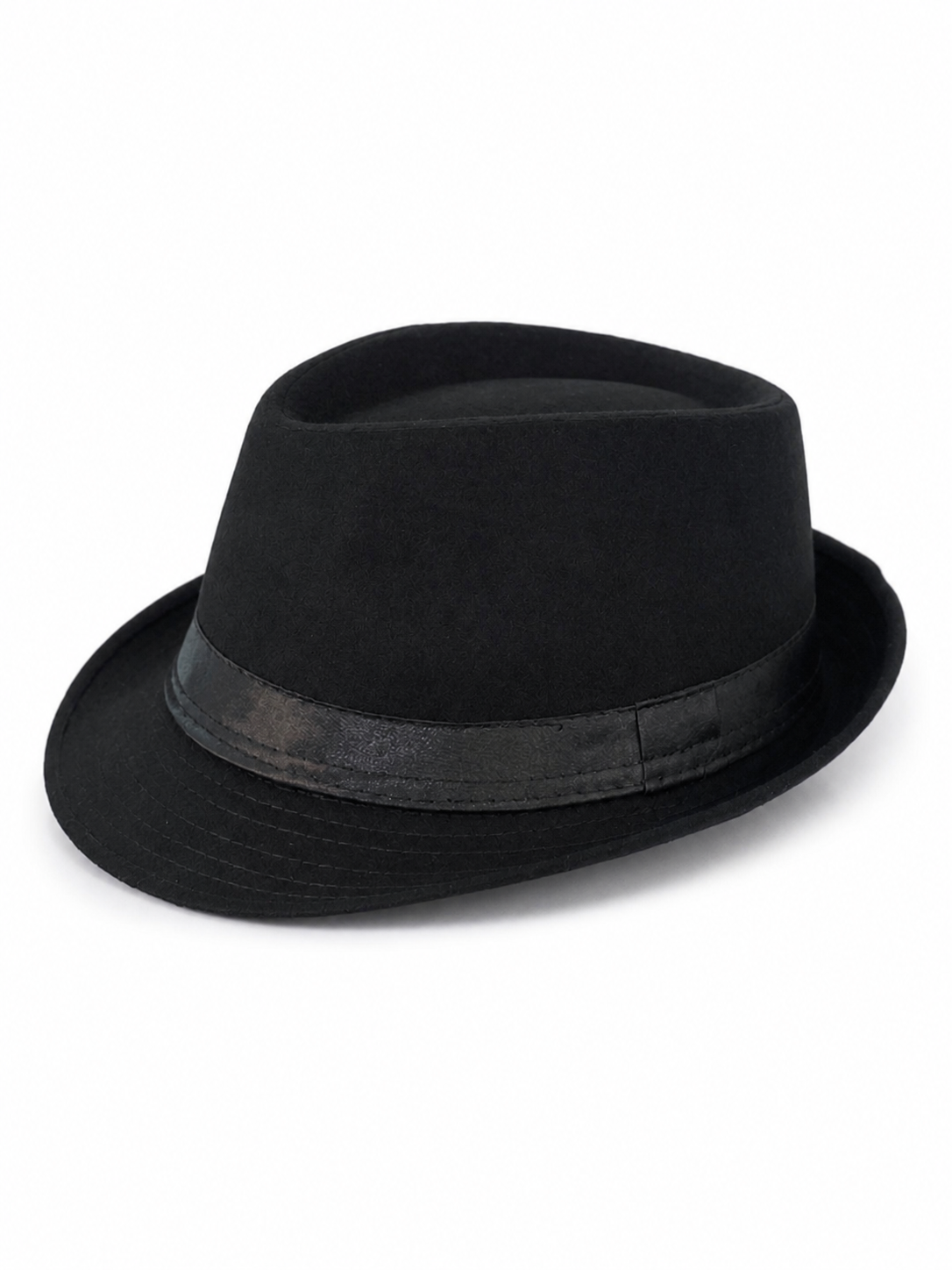 Carnival Fedora Hat with a Black Ribbon