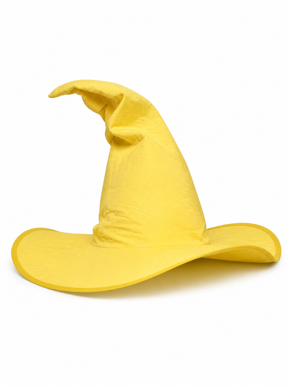 Yellow Witch Costume Hat for Halloween