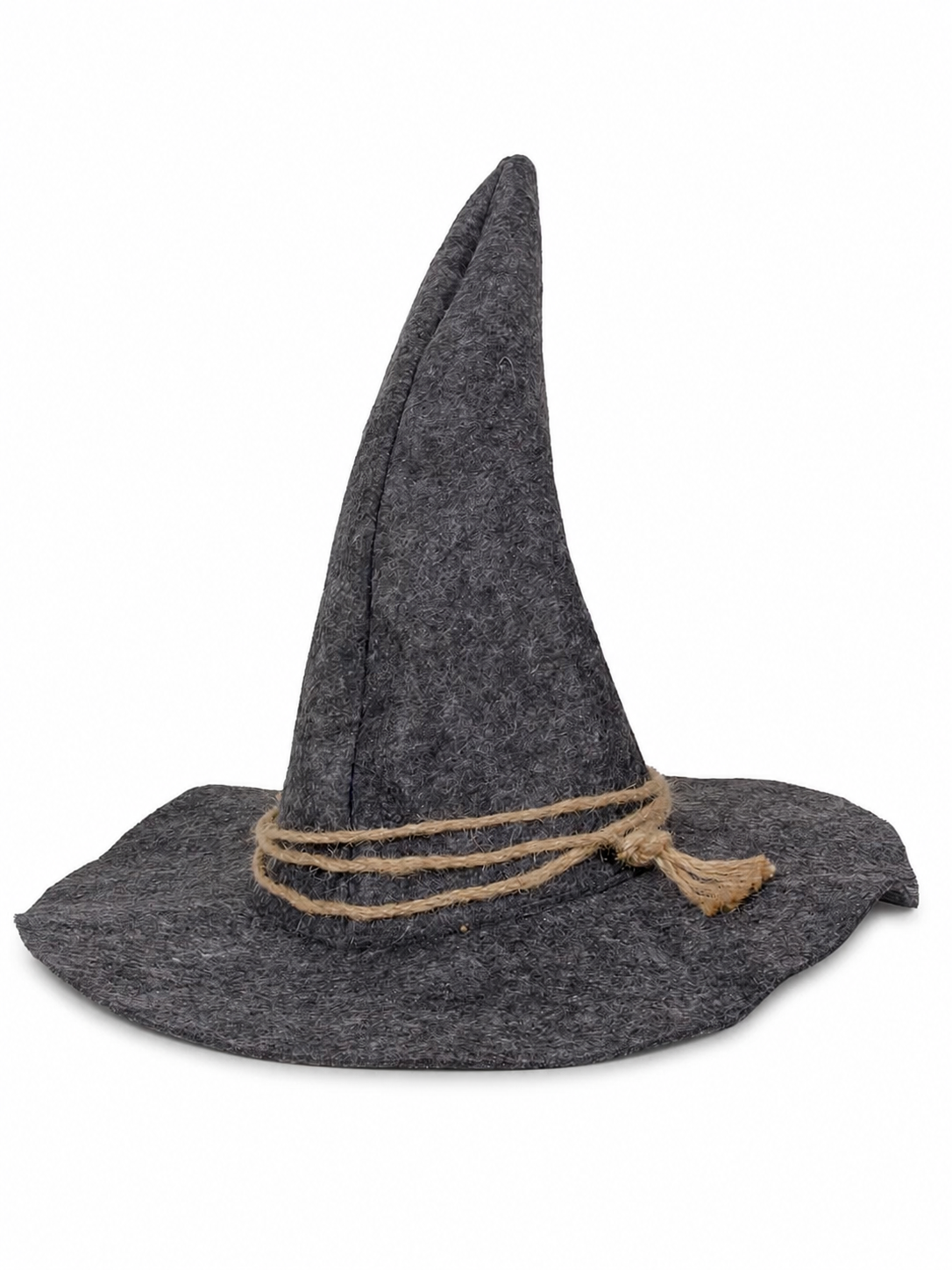 Witch Carnival Hat with Rope Decoration