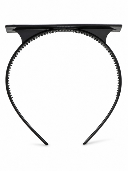 Black carnival headband for a festive look