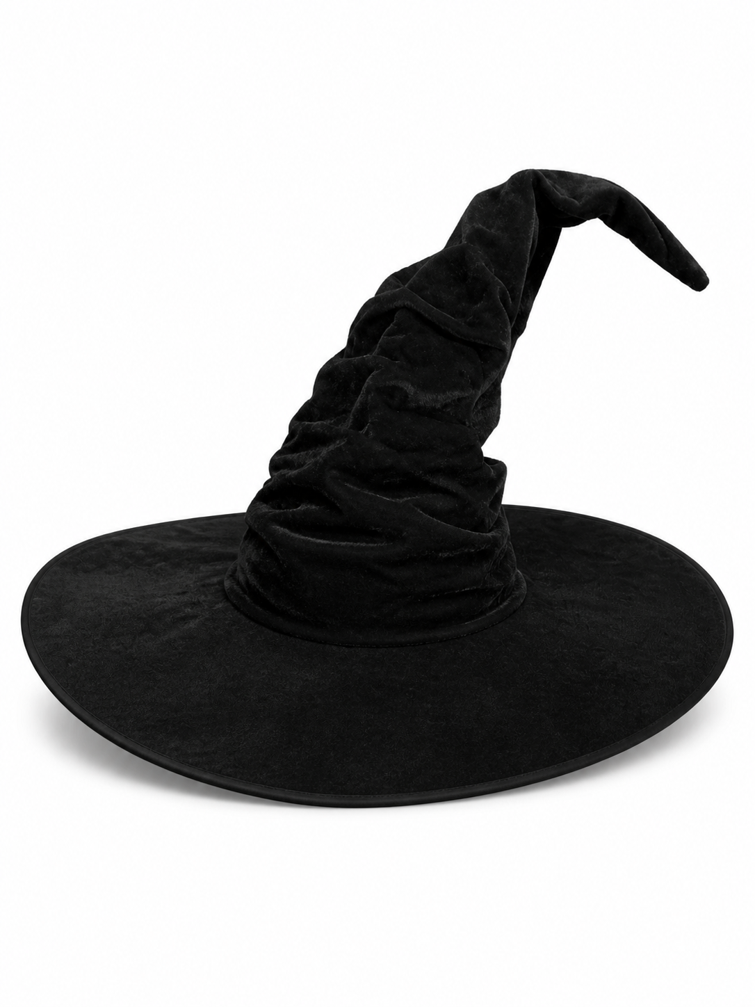 Halloween Witch Costume Hat with Wide Brim