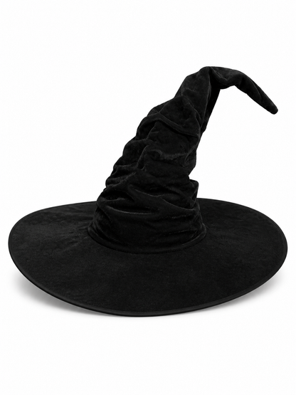 Halloween Witch Costume Hat with Wide Brim