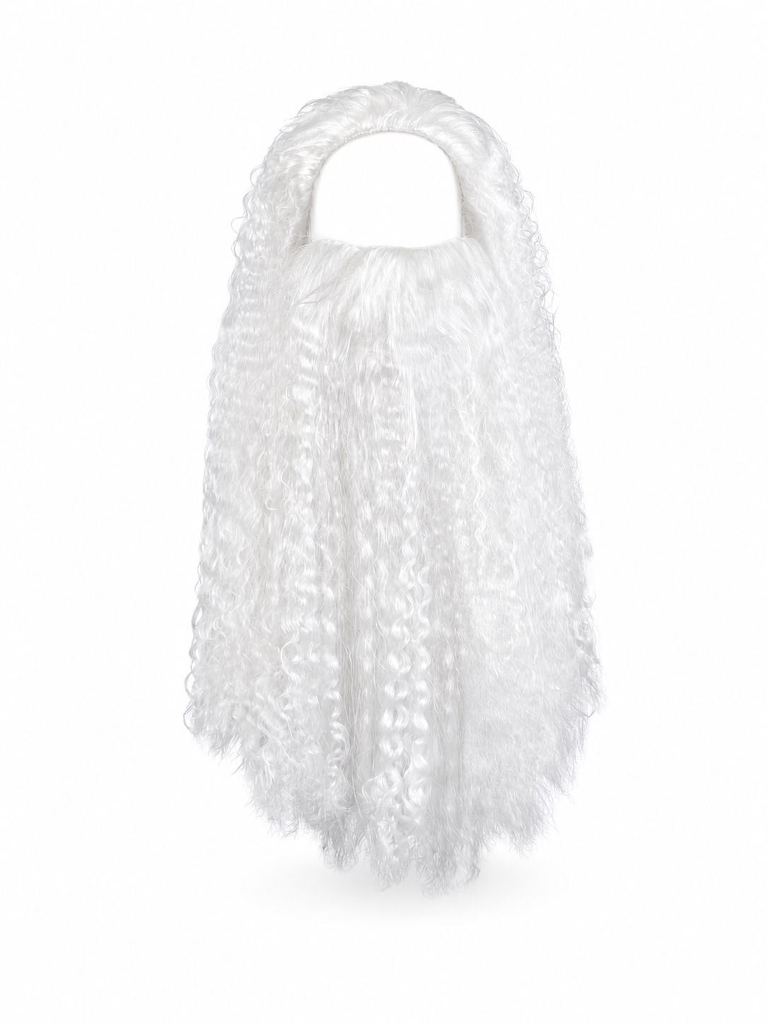 White Santa Claus Wig and Beard Holiday Set
