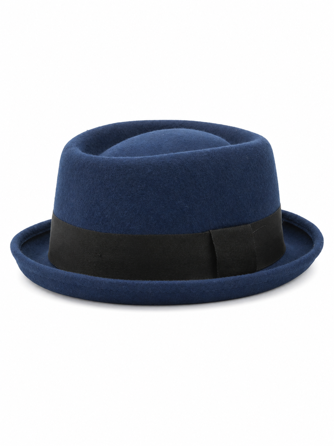 Blue Fedora Hat with Ribbon for Carnival