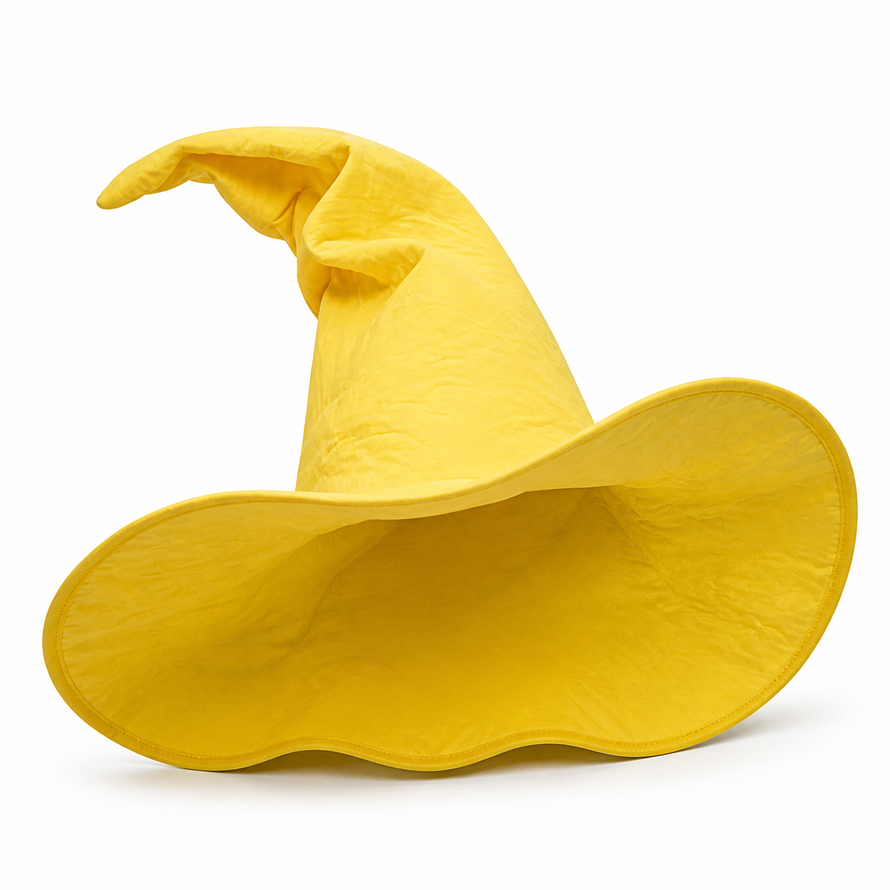 Yellow Witch Costume Hat for Halloween