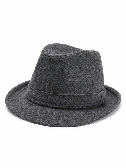 Carnival fedora hat with decorative ribbon