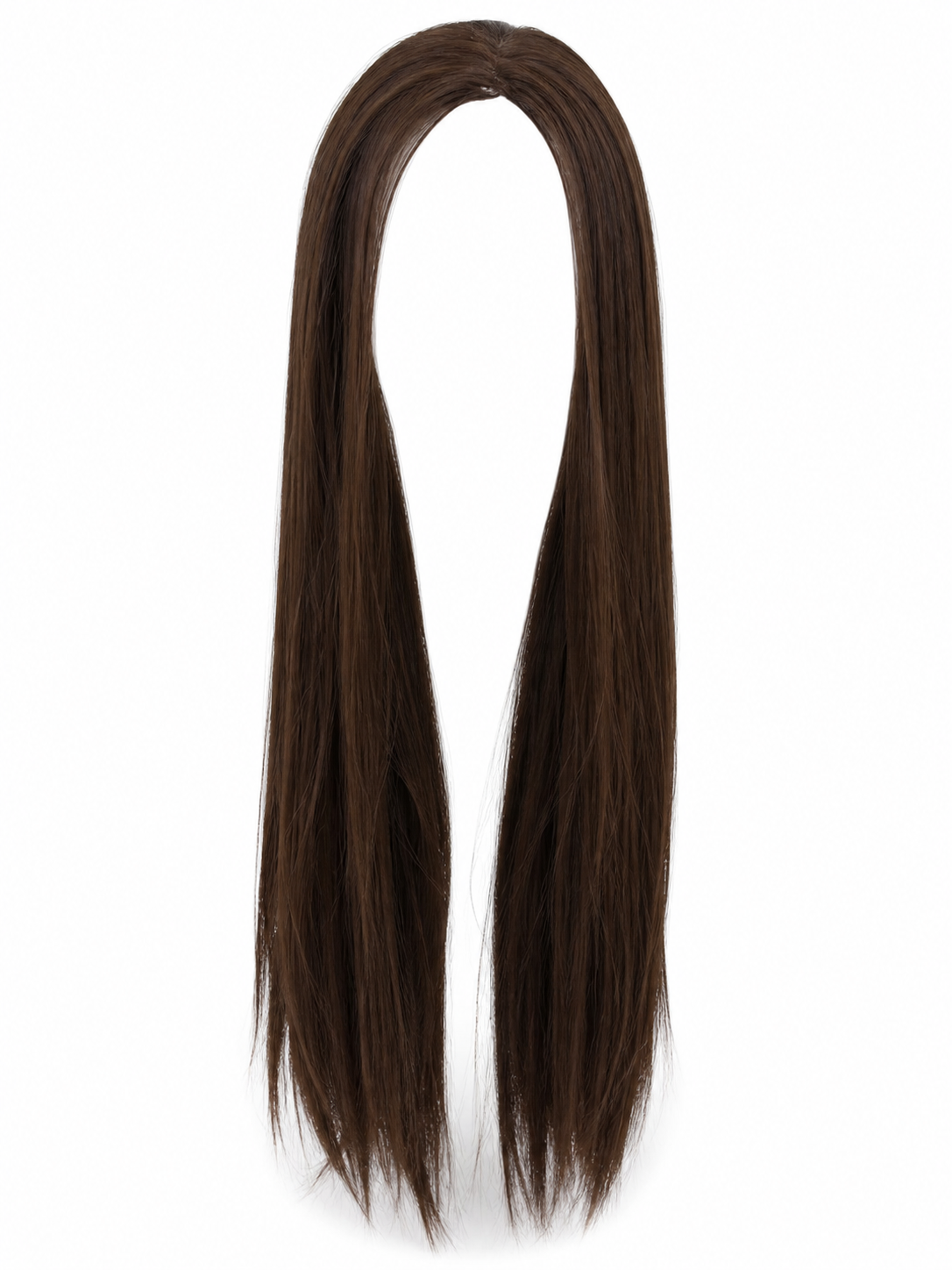 Long Straight Carnival Wig with Center Part