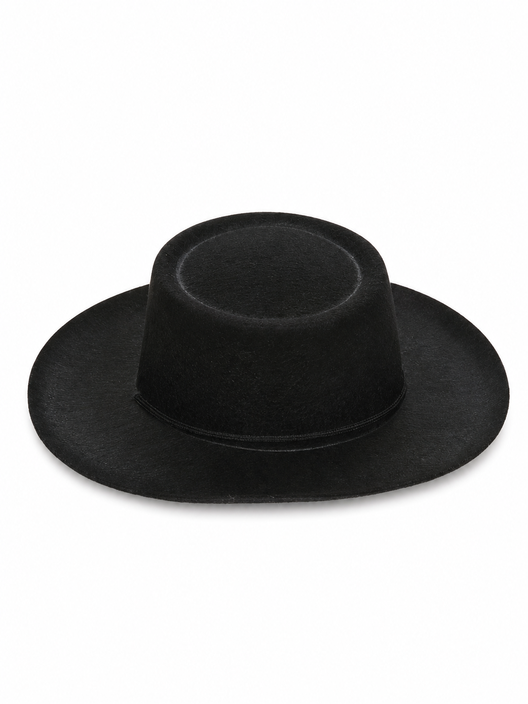 Black Carnival Hat in Zorro Style