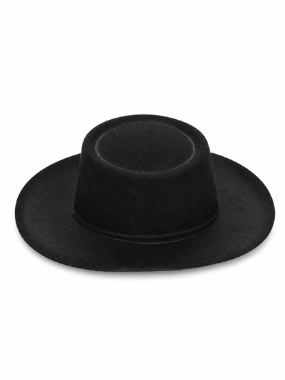 Black Carnival Hat in Zorro Style