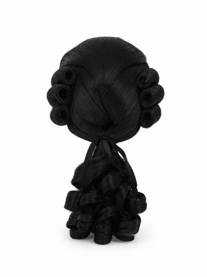 Black Colonial-Style Carnival Wig