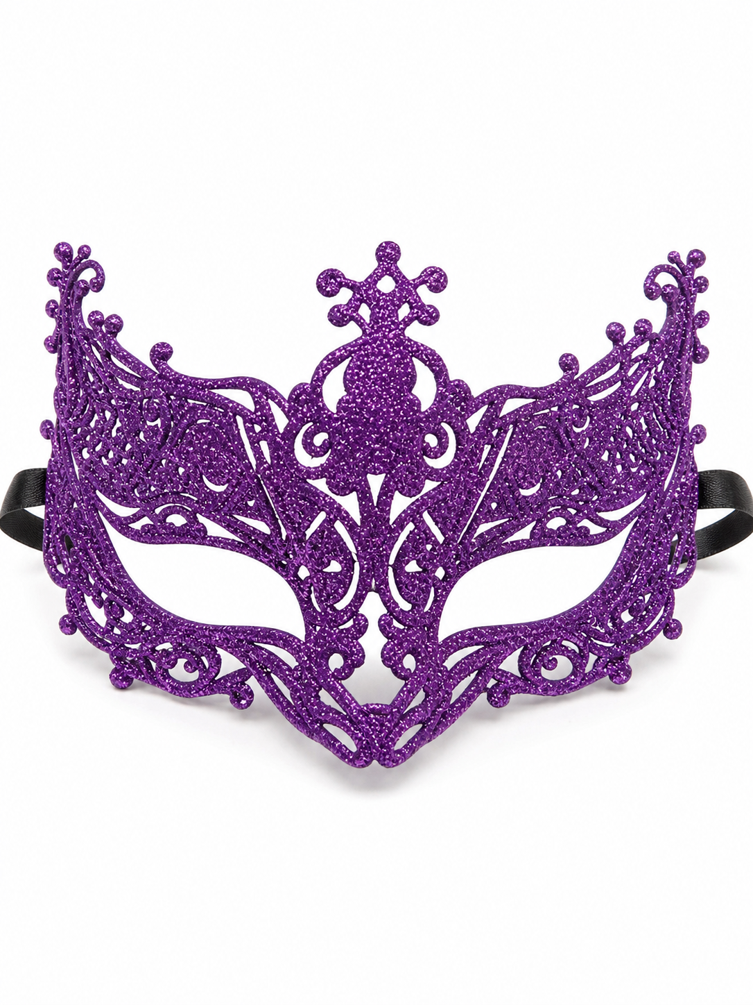 Purple glitter carnival tiara