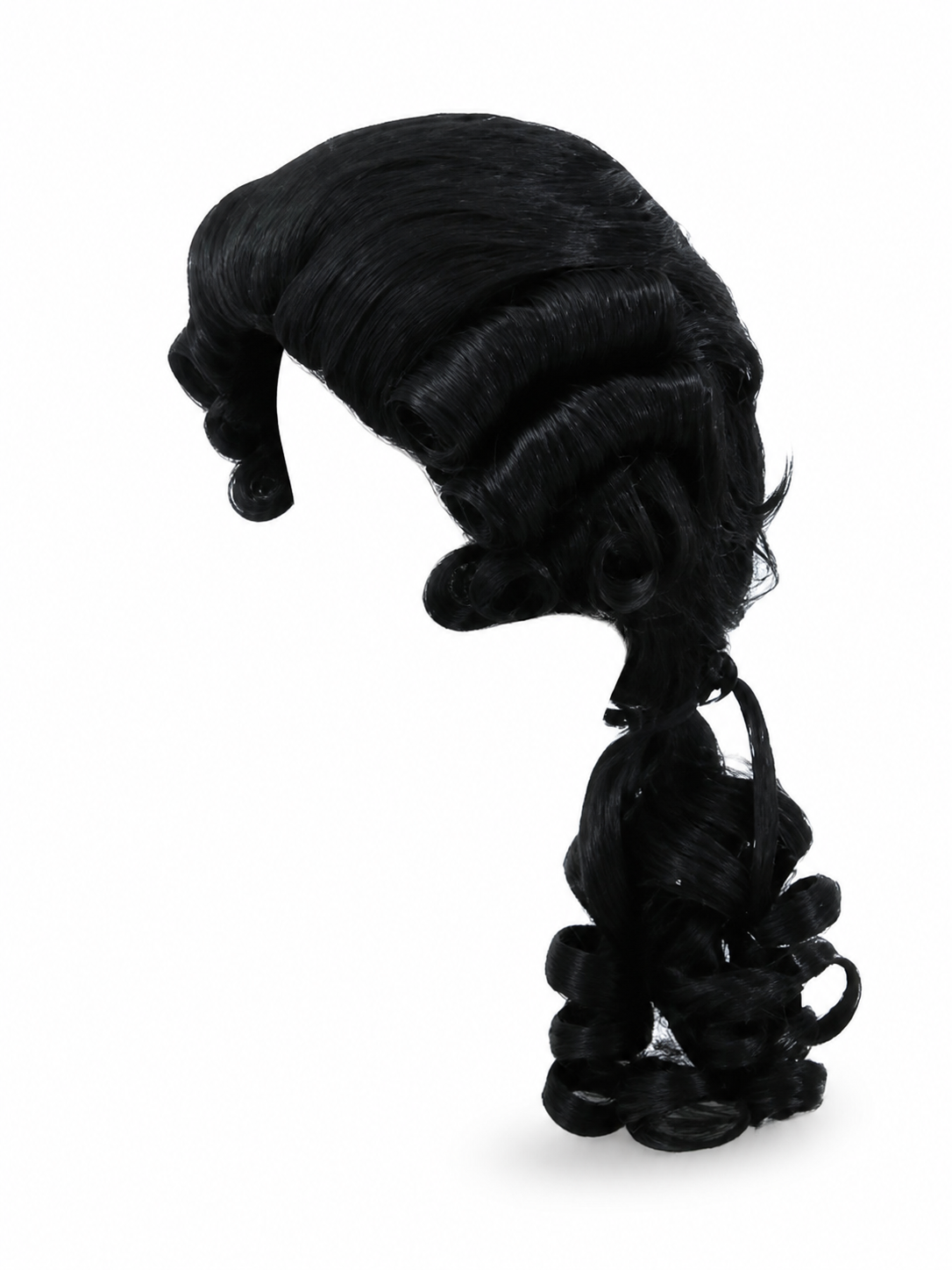 Black Colonial-Style Carnival Wig