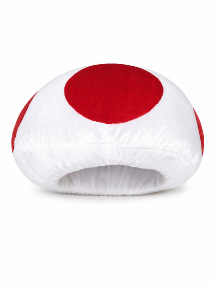 Carnival Mushroom Hat with Red Decorations