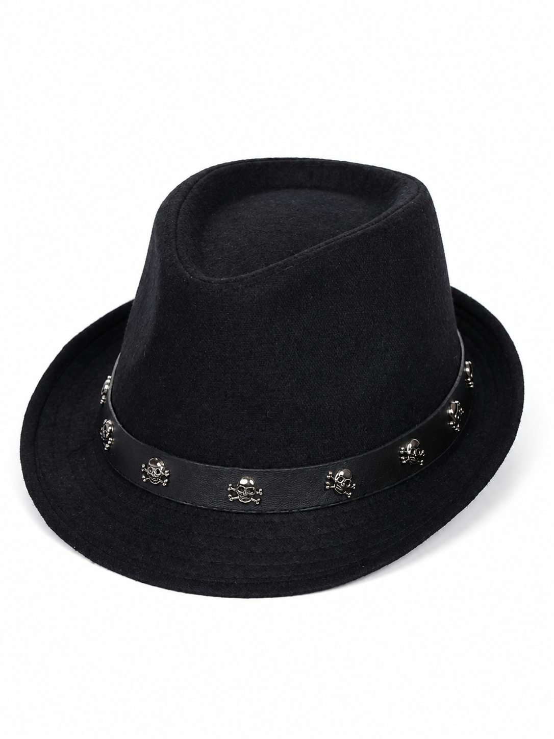 Carnival Hat with Skulls and Wide Brims
