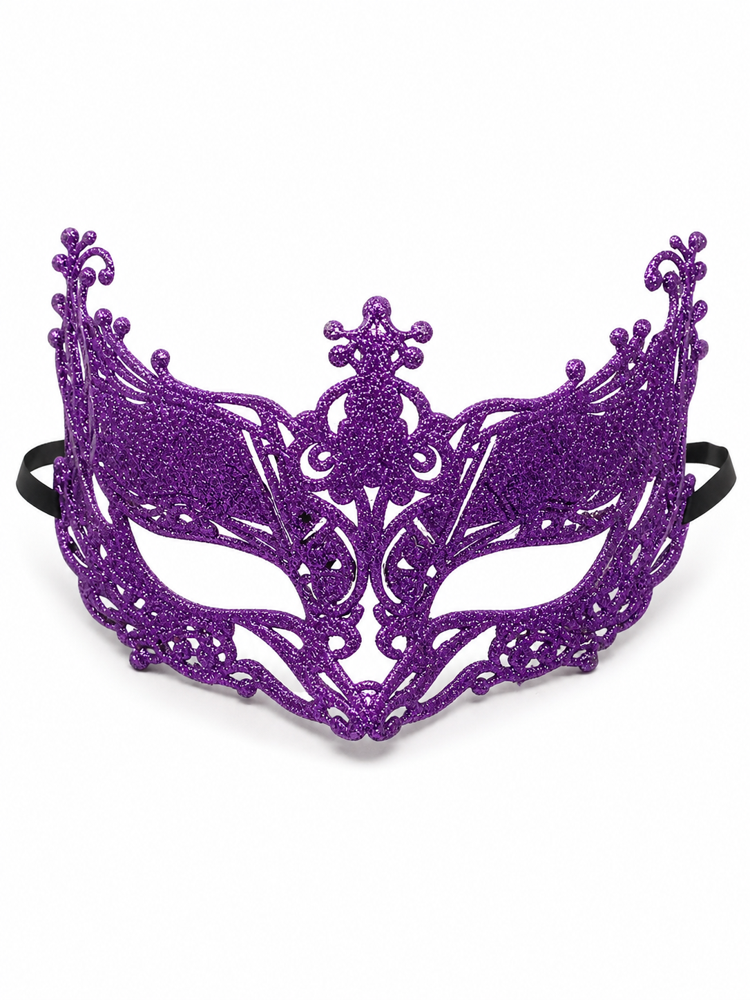Purple glitter carnival tiara