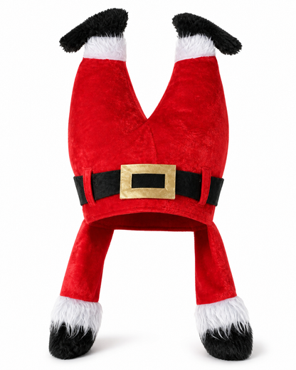 Christmas Carnival Hat with Fuzzy Trim