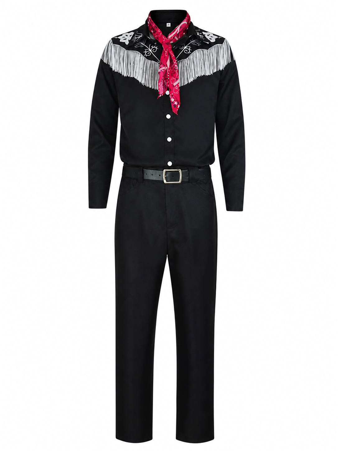 Cowboy cosplay costume: shirt, pants, hat