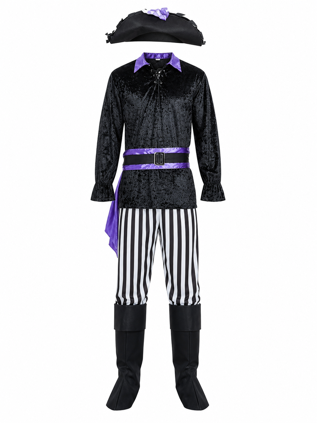 Halloween Pirate Costume, Cosplay Set