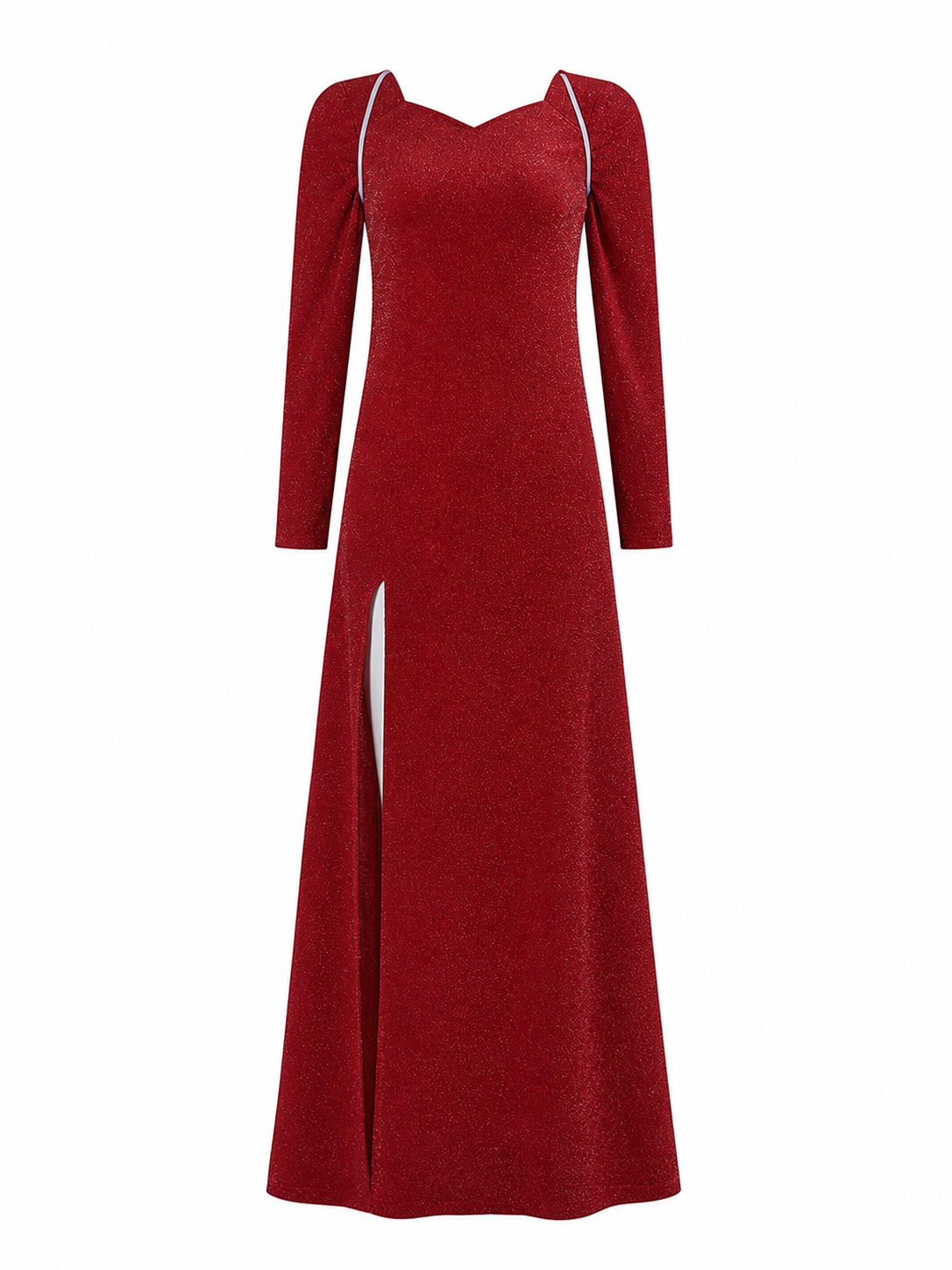Shrek Cosplay Dress: Red Evening Maxi