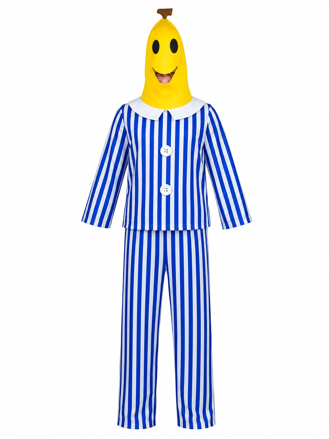 Striped Banana Costume for Halloween and Carnival