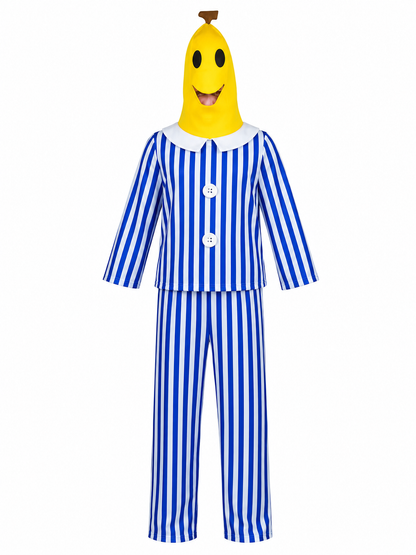 Striped Banana Costume for Halloween and Carnival