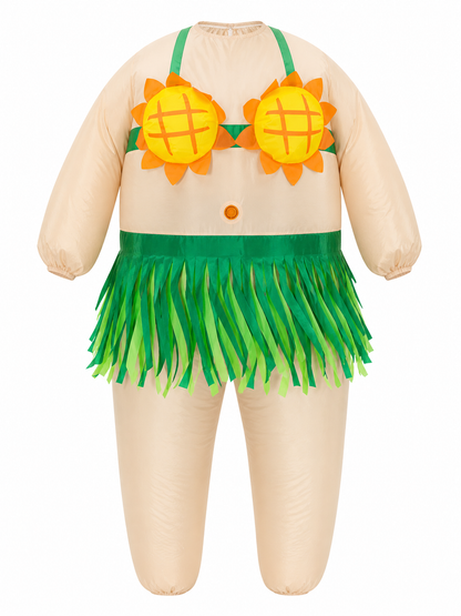 Inflatable Sunflower Costume with Fan